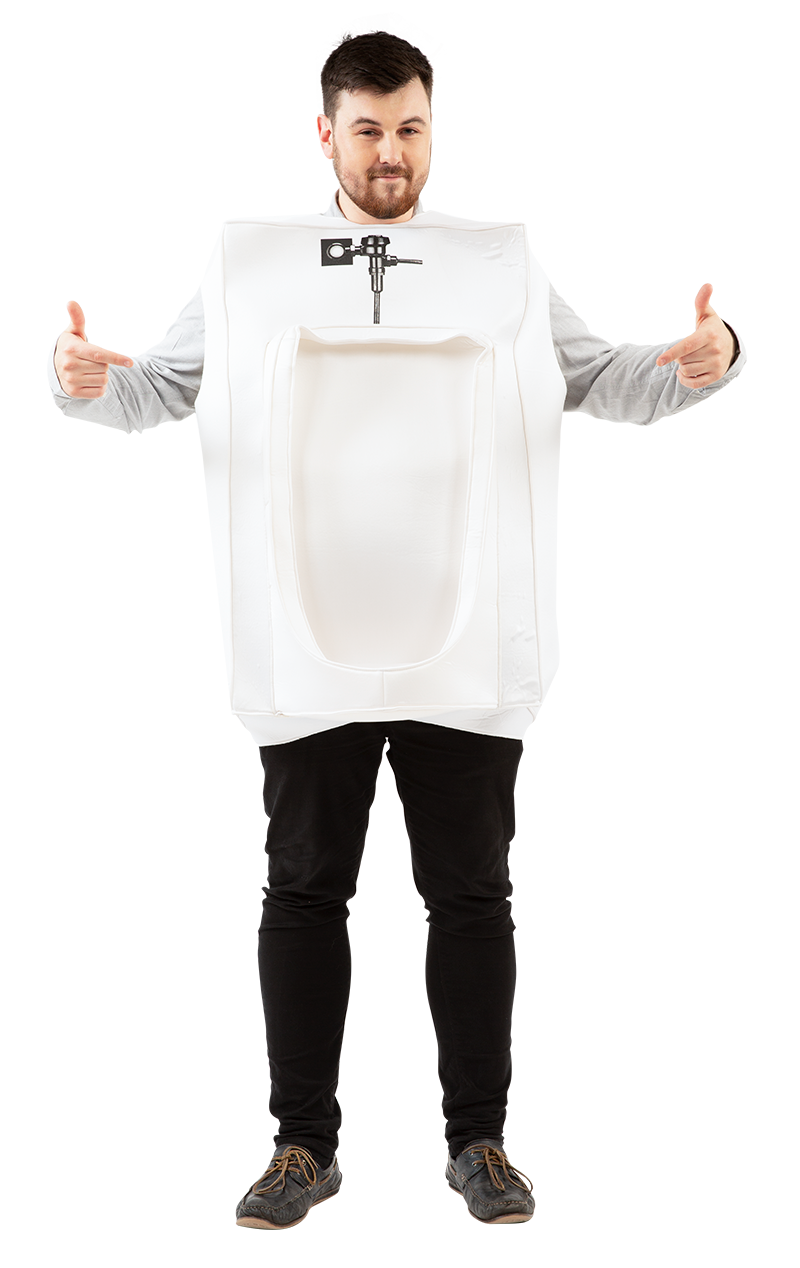 Mens Urinal Toilet Loo Stag Do Funny Halloween Fancy Dress Costume eBay