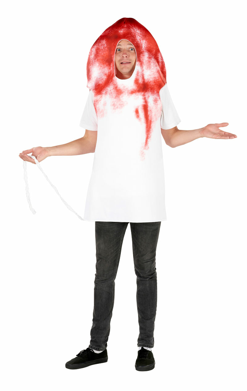 Adults Giant Bloody Tampon Halloween Stag Do Rude Fancy Dress Costume